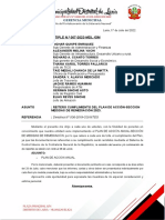 Memo 001-Actualización de CV