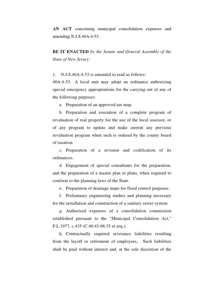Draft Consolidation Special Emergency Appropriation Bill | PDF