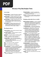 Glossary of Key Data Analysis Terms - 2