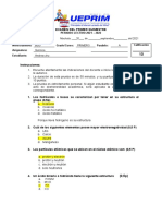 Examen 1Q Quimica 1ro Bach A 2021