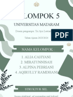 Presentasi Kelompok 5 Biologi Tentang Struktur Sel