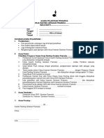 Berkas Contoh Form Pelantikan Pengurus DKR