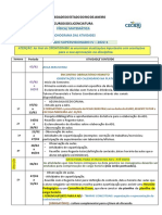 Cronograma de Estágio Iv 2022-1