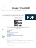 Première Guerre Mondiale - Wikipédia