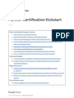 Partner Certification Kickstart FAQ - Y21