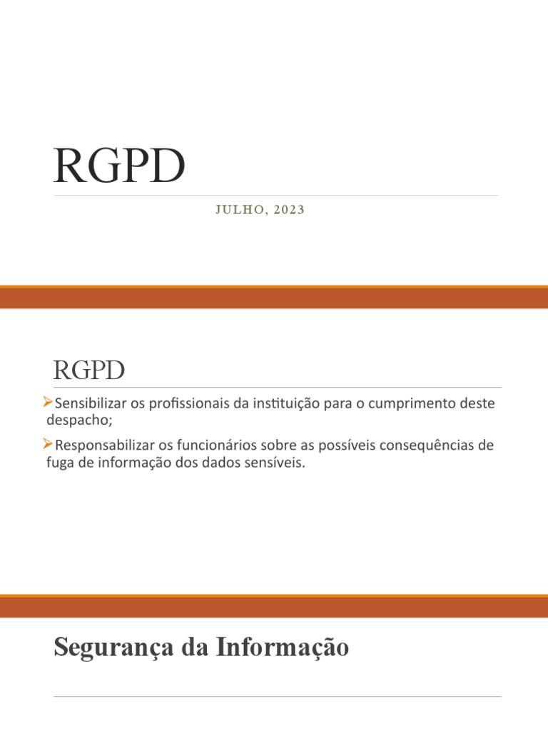 RGPD | PDF | Informação | Dados