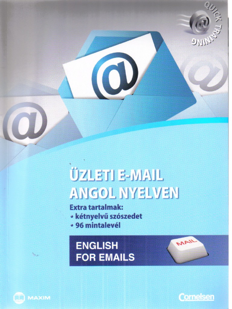 Üzleti E-Mail Angol Nyelven - Rebecca Chapman | PDF