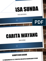 Bahasa Sunda MATERI CARITA WAYANG