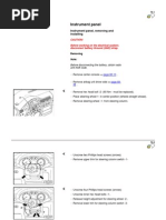 Vw Passat b5 70-1 Instrument Panel