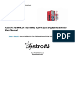 Asim4k0r True Rms 4000 Count Digital Multimeter Manual