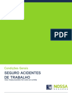 Condições Gerais - Seguro Acidentes de Trabalho