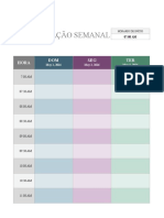 Weekly College Schedule Template V1 - PT