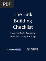 Link Building Checklist