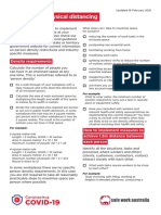 Physical Distancing Checklist