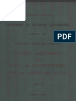 Diario Histórico Del Sitio de Montevideo - Acuña de Figeroa