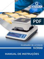 Manual Analisador de Umidade GEHAKA IV3100