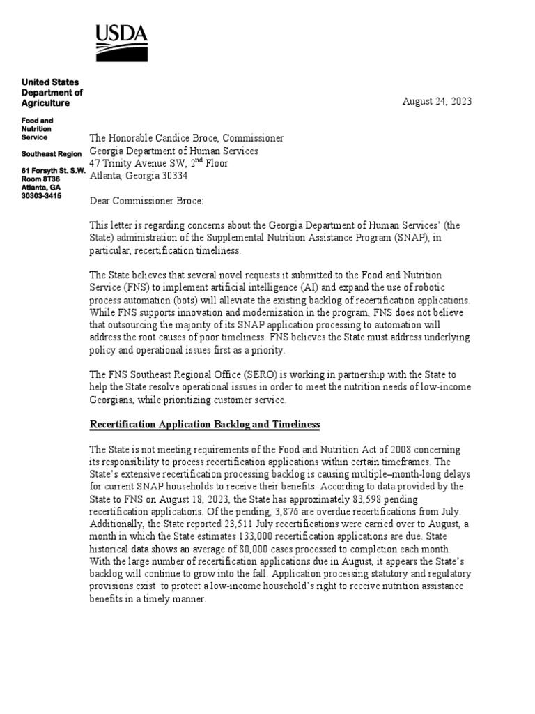 fns-letter-to-georgia-dhs-on-snap-pdf-supplemental-nutrition