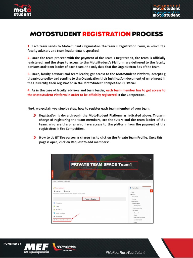 Motostudent Registration Process | PDF | Information Technology ...