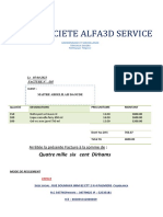 Societe Alfa3D Service: Quatre Mille Six Cent Dirhams