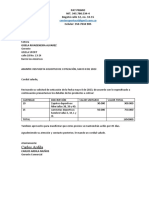 Respuesta A La Carta de Solicitud de Cotización