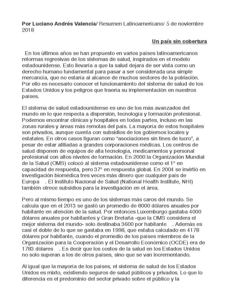 Sistema Salud E.E.U.U. PDF Medicare (Estados Unidos)