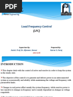 Load Frequency Control LFCPower System Operation Control