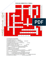 Crucigrama Etica y Moral