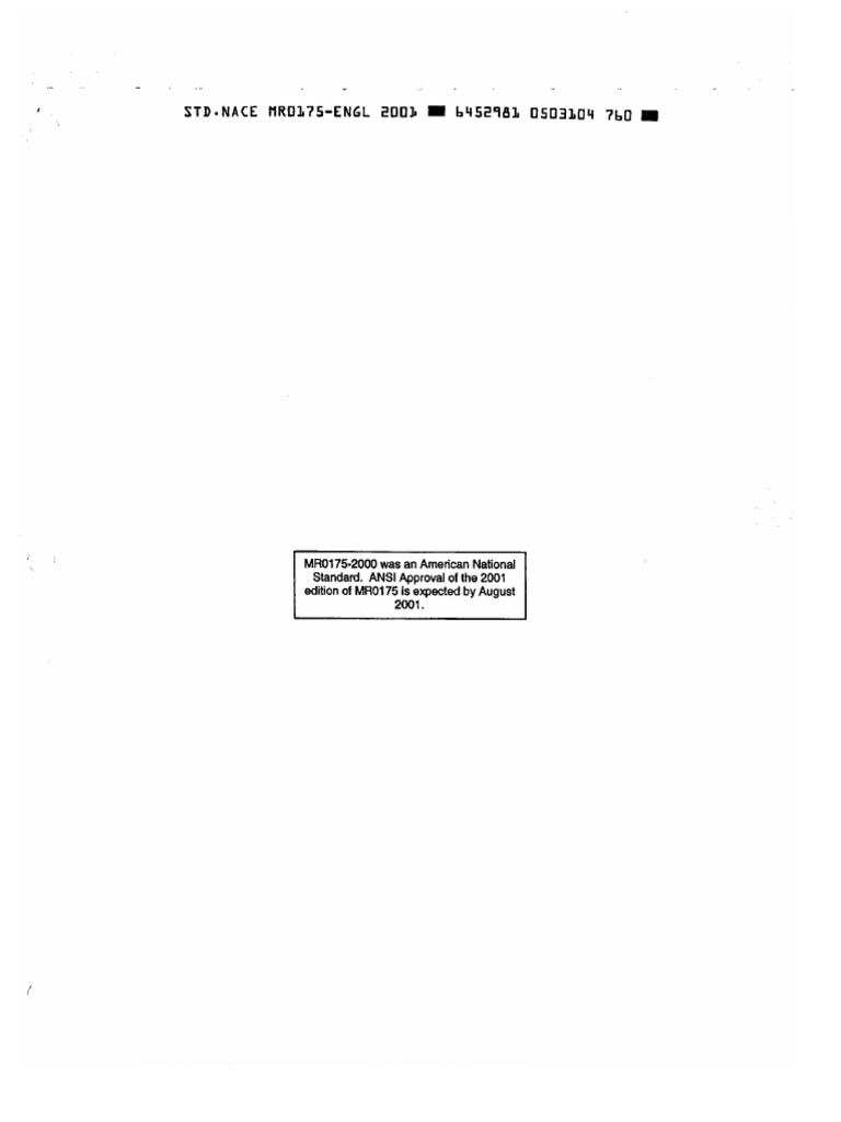 Nece MR 0175 2001 | PDF