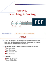 02 Arrays Searching Sorting