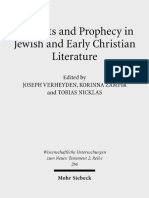 Prophets and Prophecy in Jewish and Early Christian Literature (Joseph Verheyden, Korinna Zamfir Etc.) (Z-Library)