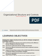 BUS410 Organizational Structure and Controls