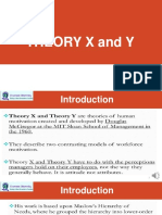 Theory XAND Y Lecture