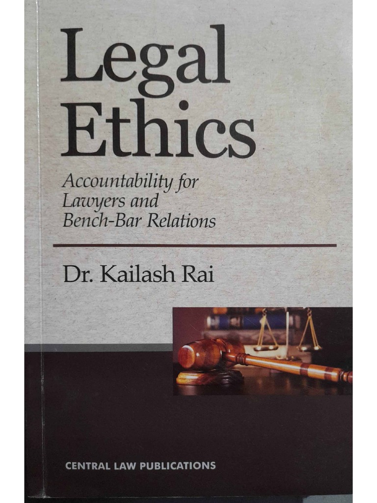 Legal Ethics by Dr. Kailash Rai PDF