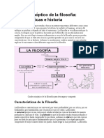 Cuadro Sinóptico de La Filosofia