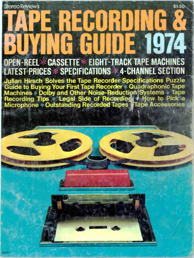 Cassette Recording Buying Guide-1974 USA, PDF, Hertz