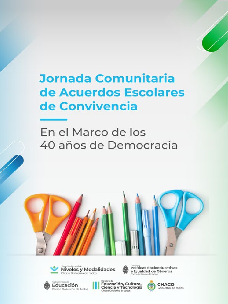 Construcción de Acuerdos Escolares 2023 | PDF | Democracia | Ideologías ...