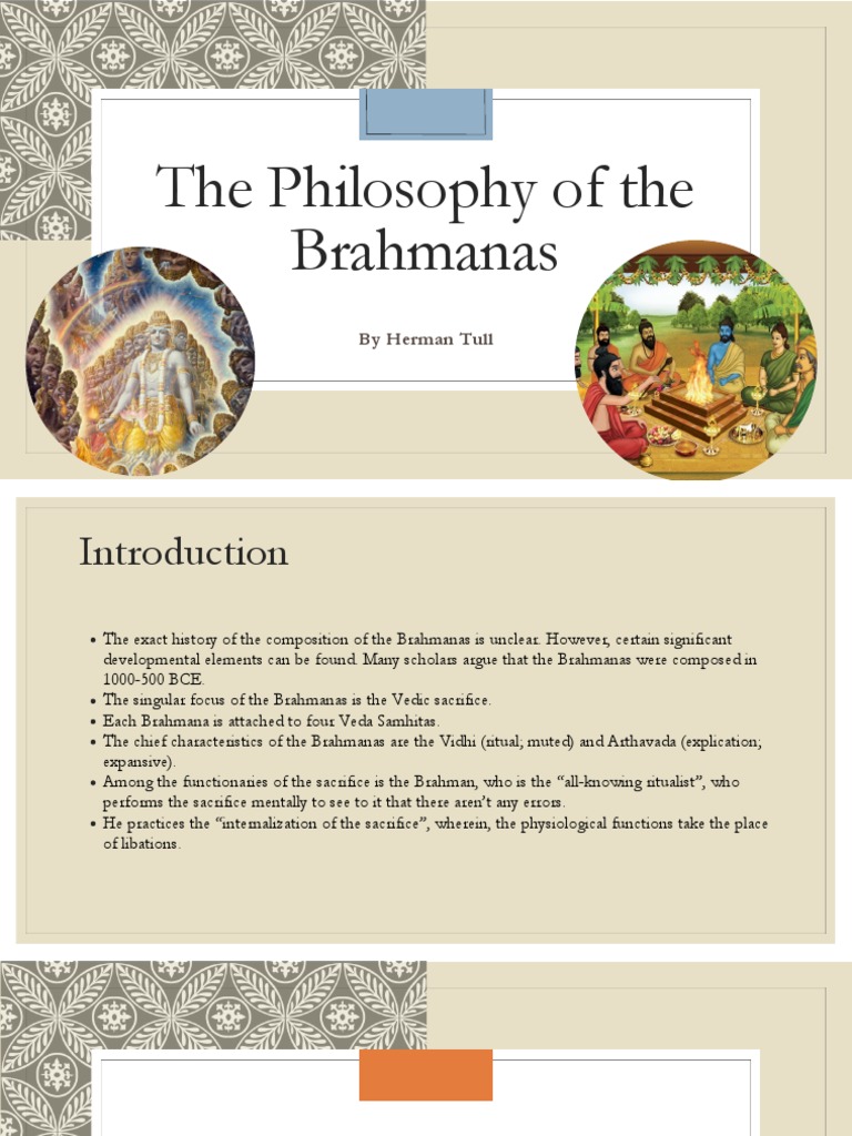 The Upanishads and The Brahmanas | PDF | Vedas | Upanishads