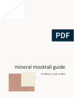 Mineral Mocktail Guide 2022