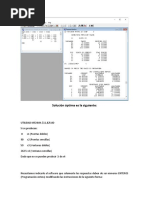 Resultados Del Ejemplo de PL e Interpretacion Del LINDO