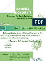 Genbio1 Lesson4 Cell Surface Modifications