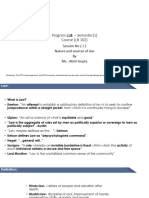 Nature and Definition of Law PDF