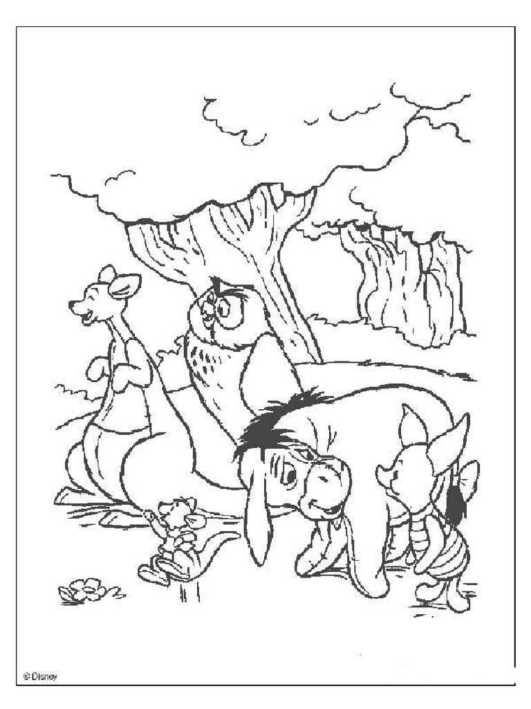 Winnie The Pooh Coloring Book Pdf