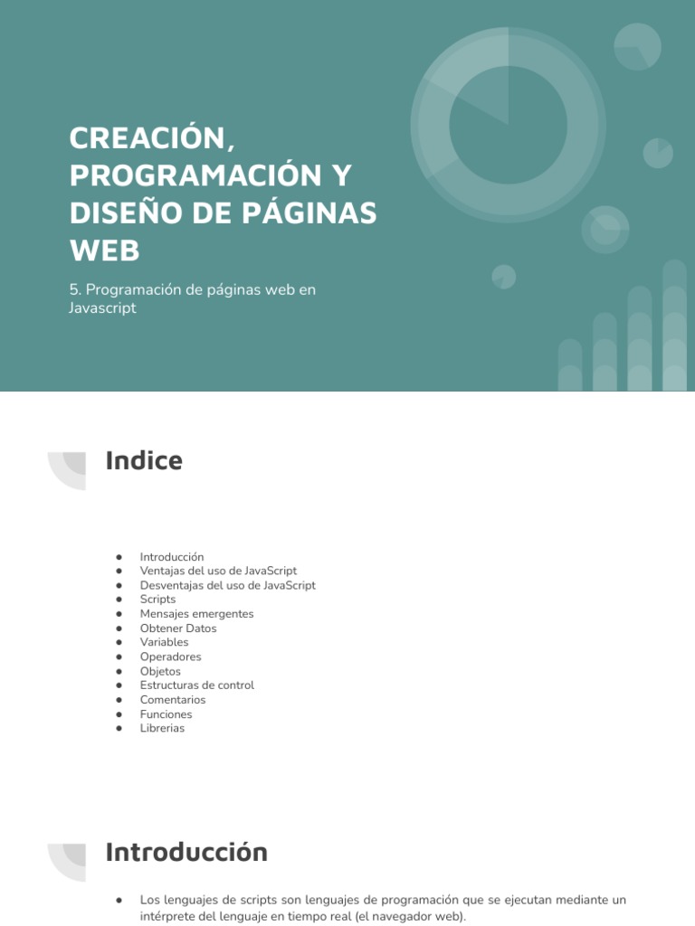 Programación de Páginas Web en JavaScript | PDF | Script Java | Modelo ...