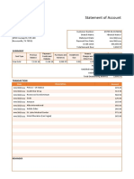 Bank Statement Template 4 - TemplateLab