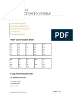 Phonology. Long and Short Vowels