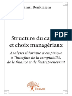 Structure Du Capital Et Choix Managériaux: Ramzi Benkraiem