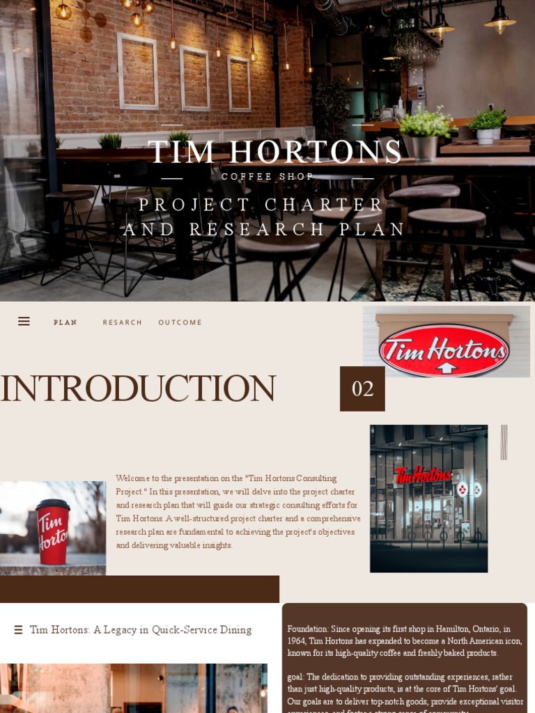 Tim Hortons Consulting Project Overview | PDF | Strategic Management ...