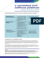 Infografia de Gobierno y Sociedad en Las Politicas Publicas