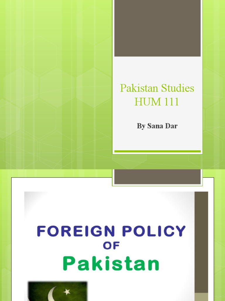 Foreign Policy Of Pakistan Pdf Pakistan Afghanistan