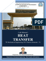 Heat Transfer Lab Manual